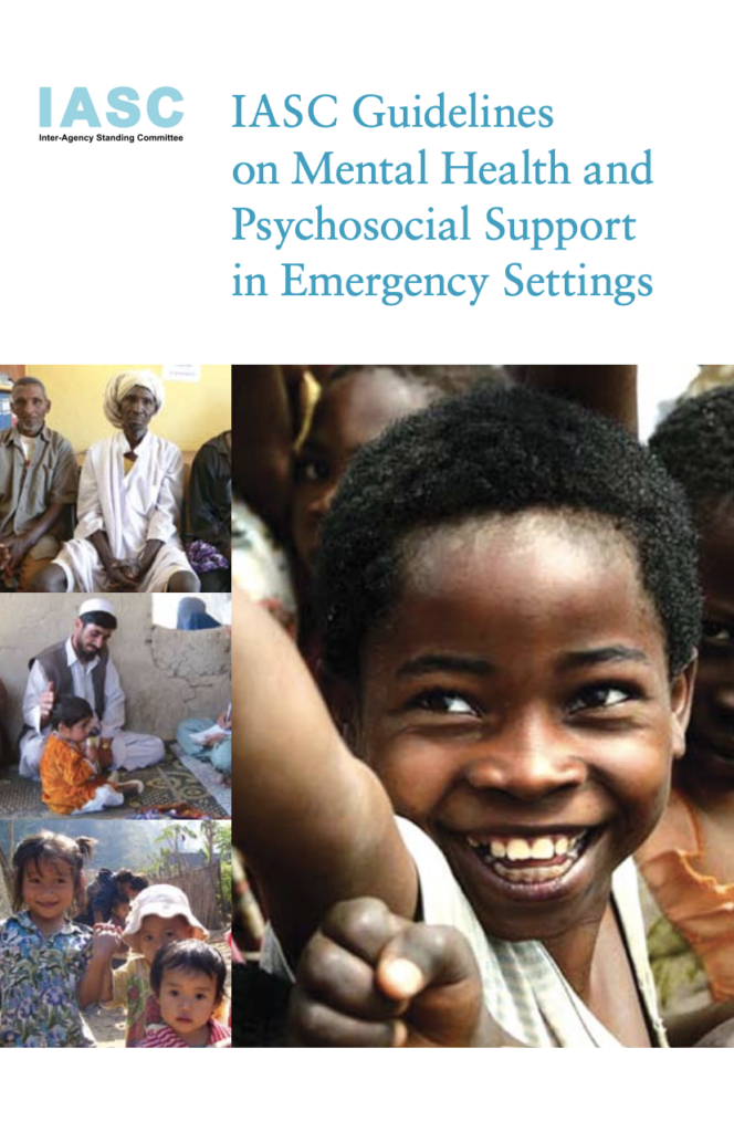 Image for IASC Guidelines on Mental Health and Psychosocial support in Emergency settings