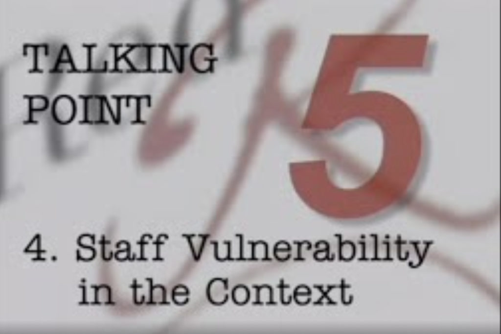 Image for Context Assessment – Staff Vulnerability