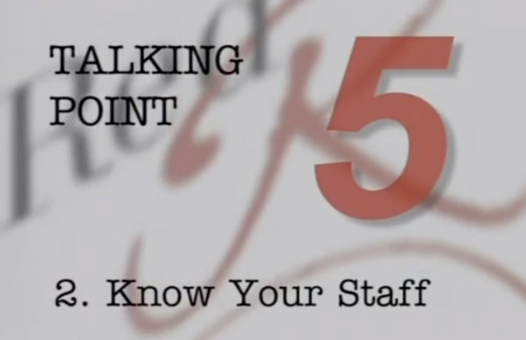 Image for Staff Mgmt – Know Your Staff