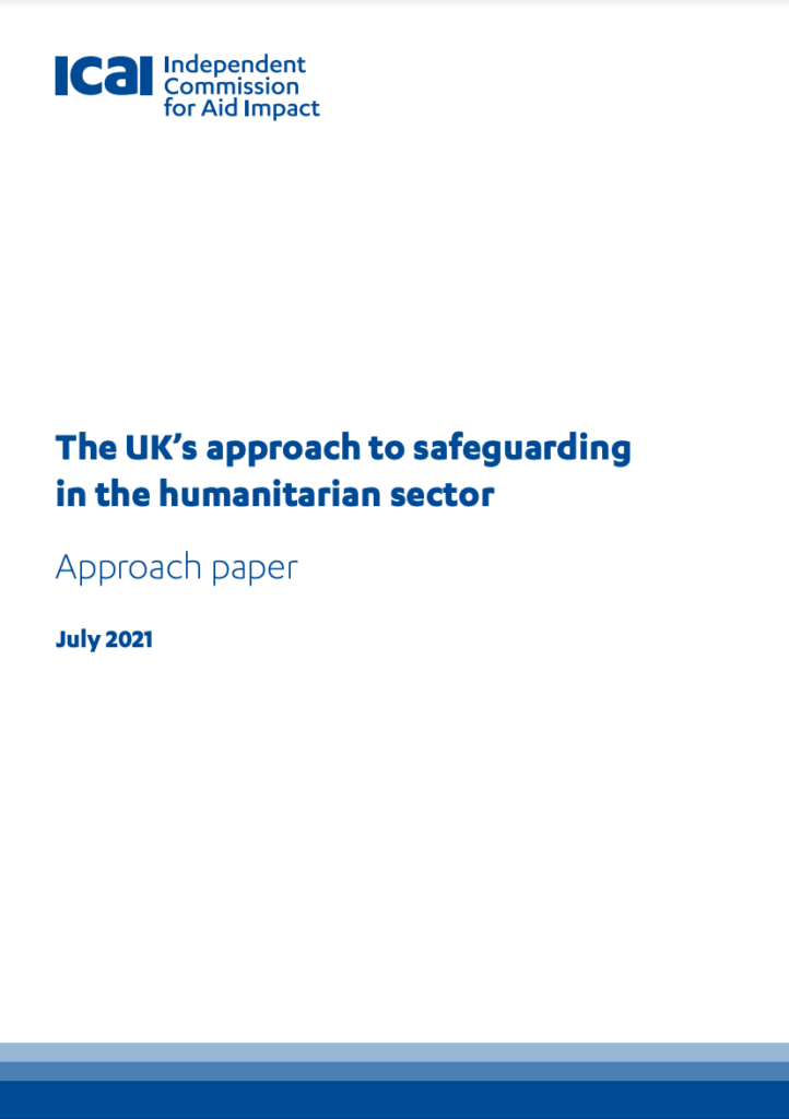 Image for The UK’s approach to safeguarding in the humanitarian sector | Approach Paper