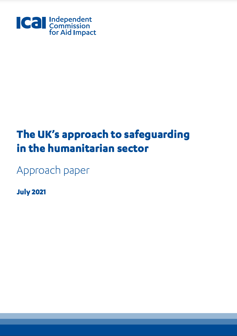 The UK’s approach to safeguarding in the humanitarian sector | Approach Paper